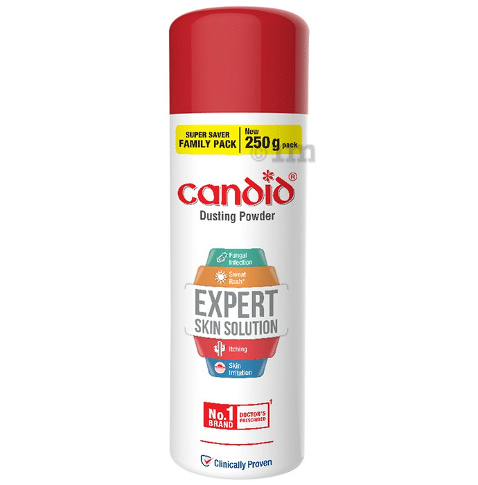 Candid Dusting Powder | For Fungal Infection, Sweat Rash, Skin Irritation & Itching