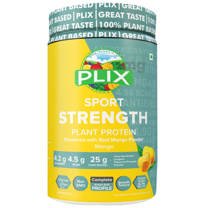 Plix Super Strength Plant Protein Powder Mango