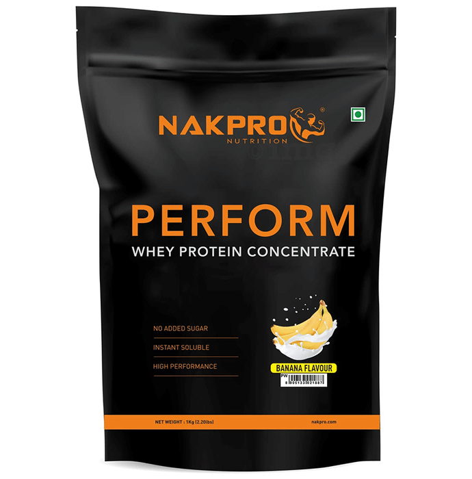 Nakpro Nutrition Perform Whey Protein Concentrate Banana