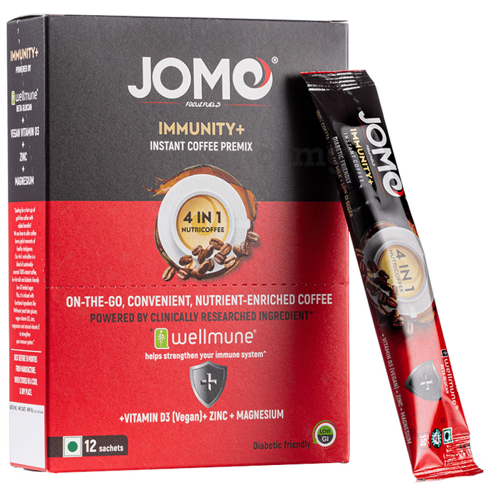 Jomo Focuz fuels Immunity + Instant Coffee Premix
