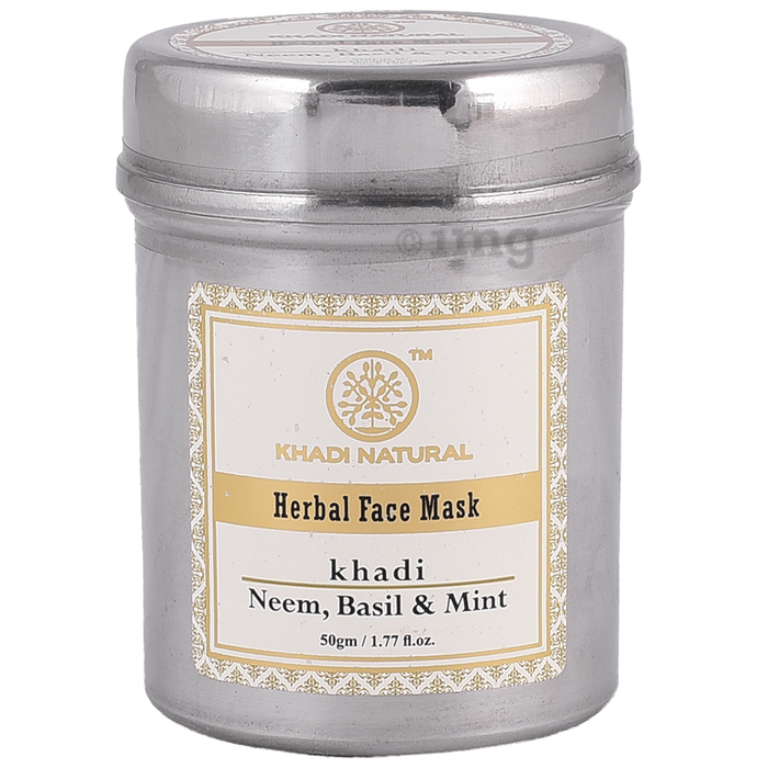 Khadi Naturals Ayurvedic Neem, Basil & Mint Face Mask