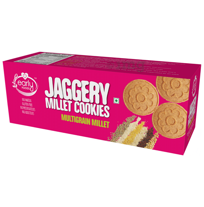 Early Foods Jaggery Millet cookies (150gm Each) Multigrain Millet