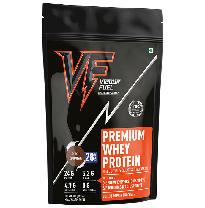 Vigour Fuel 100% Pure Whey Protein Premium Dutch Chocolate