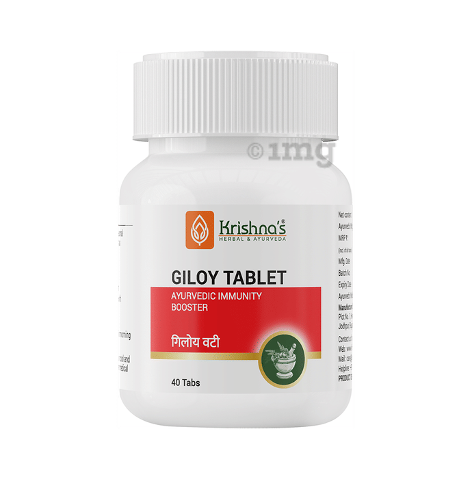 Krishna's Herbal & Ayurveda Giloy Tablet Buy bottle of 40 tablets at