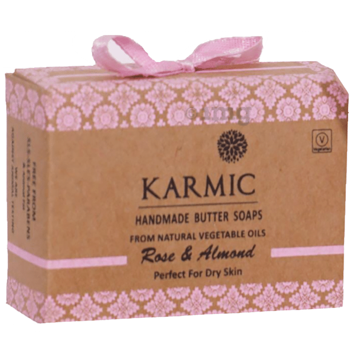 Karmic Rose & Almond Handmade Butter Soap