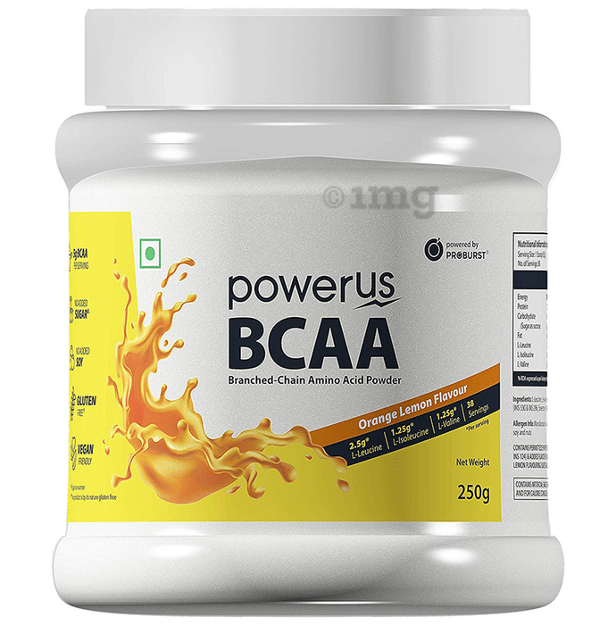 Powerus BCAA Powder Orange Lemon