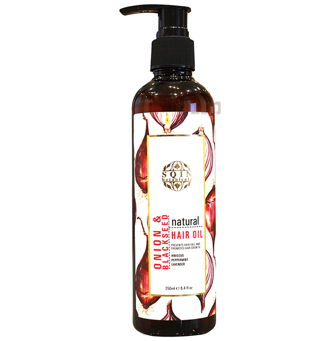 Sqin Botanicals Natural Hair Oil Onion & Blackseed