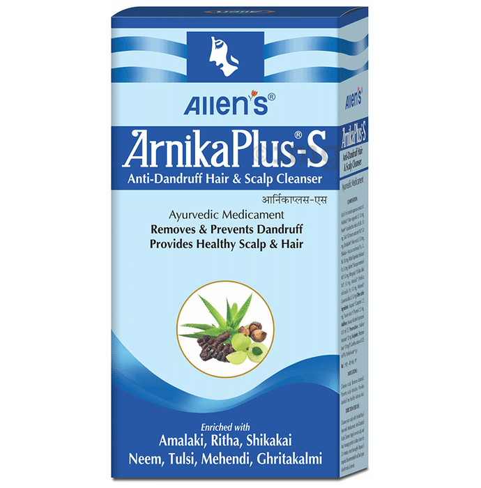 Allen Laboratories ArnikaPlus-S Anti-Dandruff Hair & Scalp Cleanser (100ml Each)