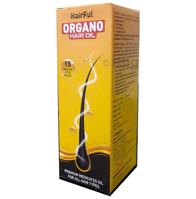 HairFul Organo Hair Oil for Hair Growth with 13 Ayurvedic Herbs