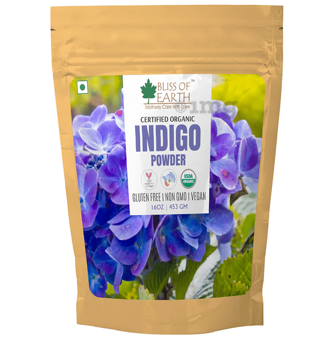Bliss of Earth Certified Organic Indigo Powder