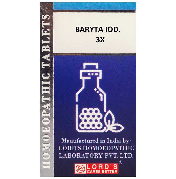 Lord's Baryta Iod Trituration Tablet 3X