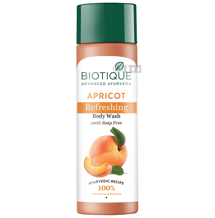 Biotique Apricot Refreshing Body Wash: Buy bottle of 190 ml Body Wash at  best price in India | 1mg