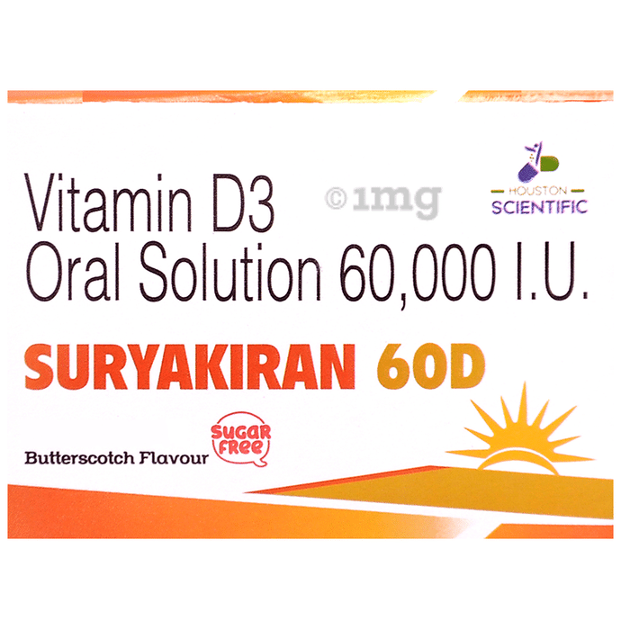 Suryakiran 60D Oral Solution (5ml Each) Butterscotch Sugar Free