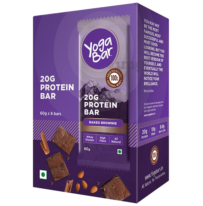 Yoga Bar 20gm Protein Bar for Nutrition | Flavour Chocolate Brownie