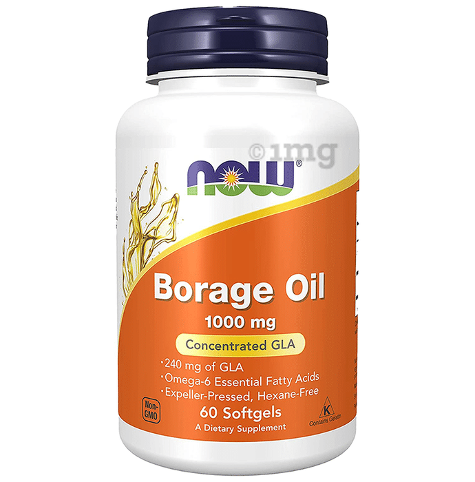 Now Foods Borage Oil 1000mg Softgel