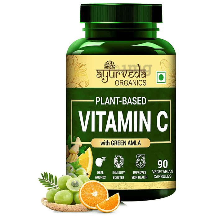 Ayurveda Organics Plant-Based Vitamin C Vegetarian Capsule