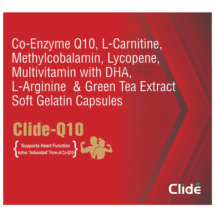 Clide -Q10 Soft Gelatin Capsule
