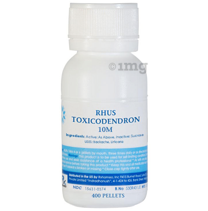 Rxhomeo Rhus Toxicodendron Pellets 10M