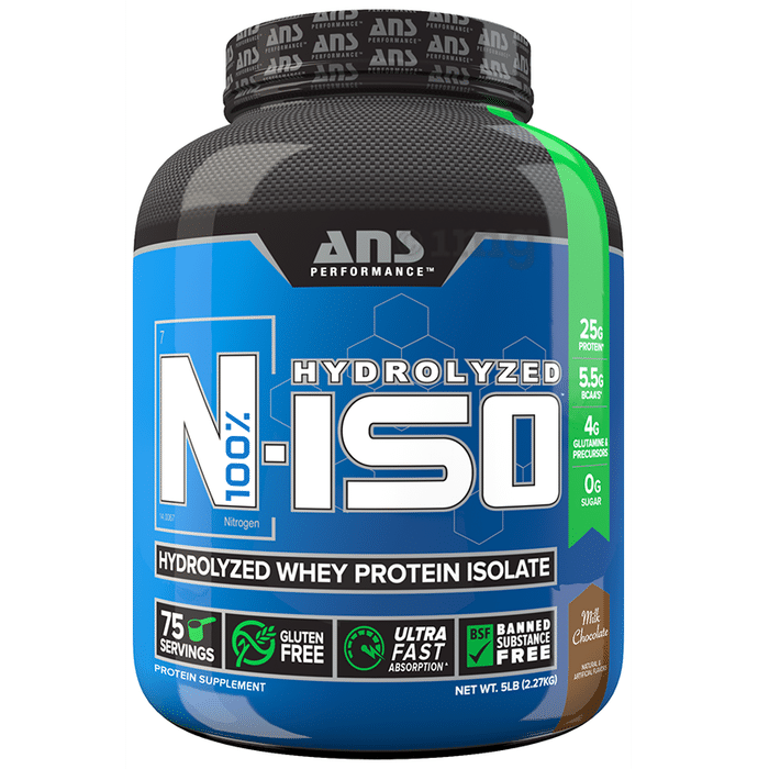 ANS Performance Milk Chocolate N-Iso Hydrolyzed Whey Protein Isolate