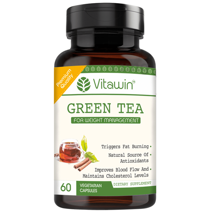 Vitawin Green Tea 500mg Vegetarian Capsule