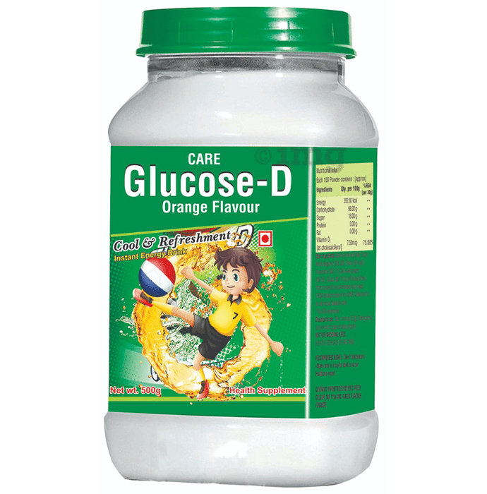 Care Glucose-D Powder (500gm Each) | For Instant Energy