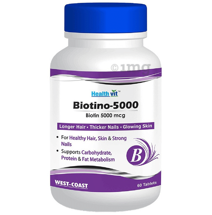 HealthVit Biotino 5000 Tablet