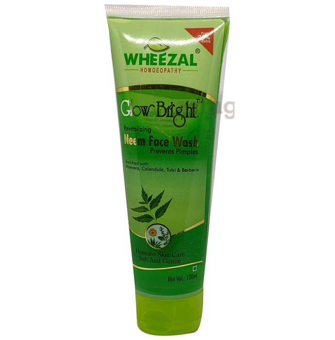 Wheezal Glow Bright Revitalizing Neem Face Wash