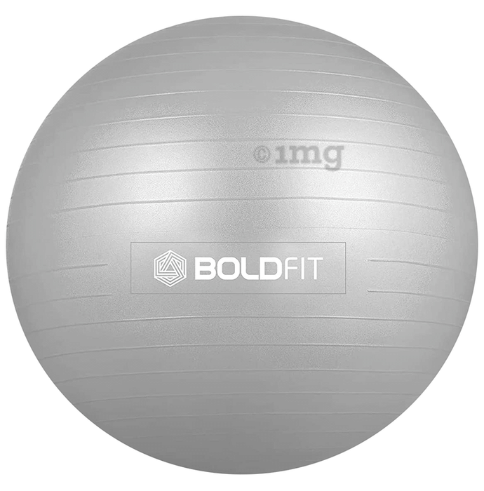 Boldfit Gym Ball 65cm Grey