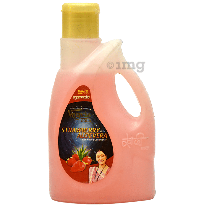 Vagad's Gold Strawberry with Aloevera Hair Wash & Conditioner