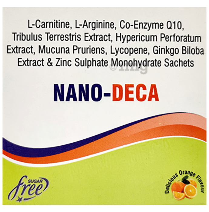 Swayamacare Nano-Deca Sachet (5gm Each) Sugar Free Delicious Orange