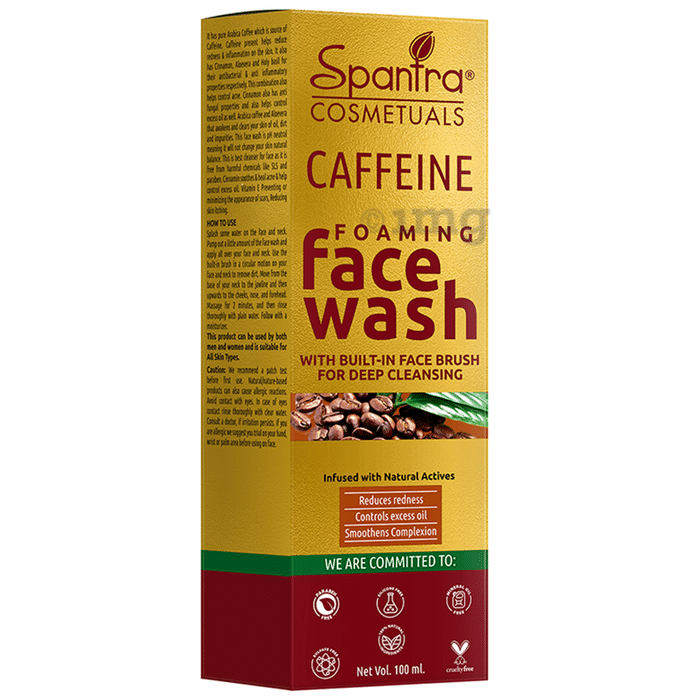 Spantra Caffeine Foaming Face Wash