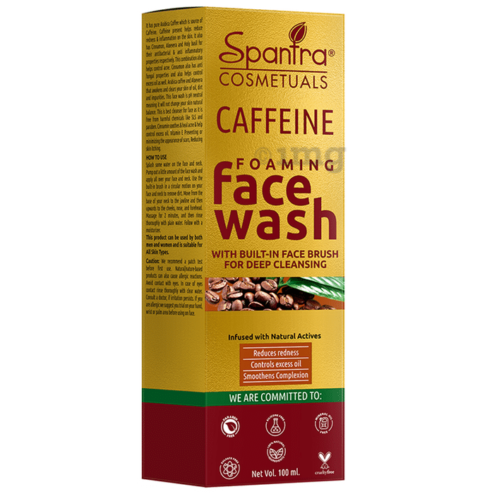 Spantra Caffeine Foaming Face Wash