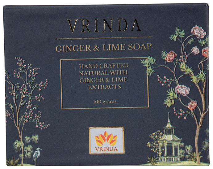 Vrinda Ginger & Lime Soap