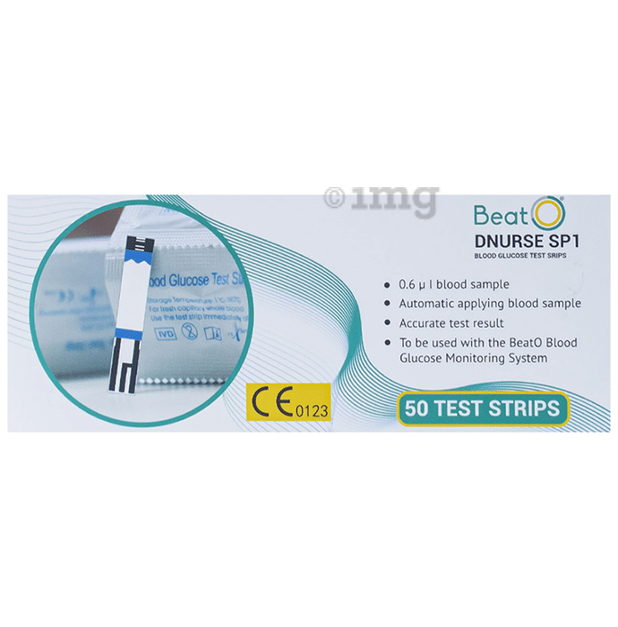 BeatO DNurse SP1 Blood Glucose Test Strip (50 Each)