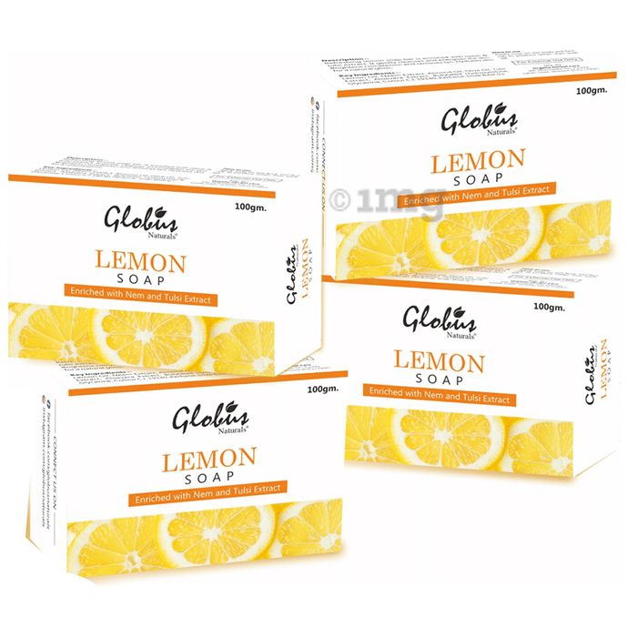 Globus Naturals Lemon Soap (100gm Each)