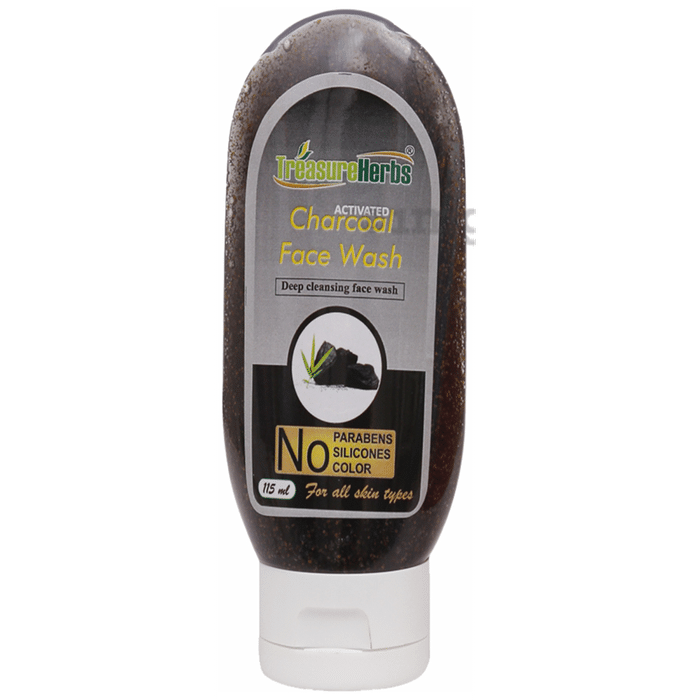 TreasureHerbs Activated Charcoal Face Wash