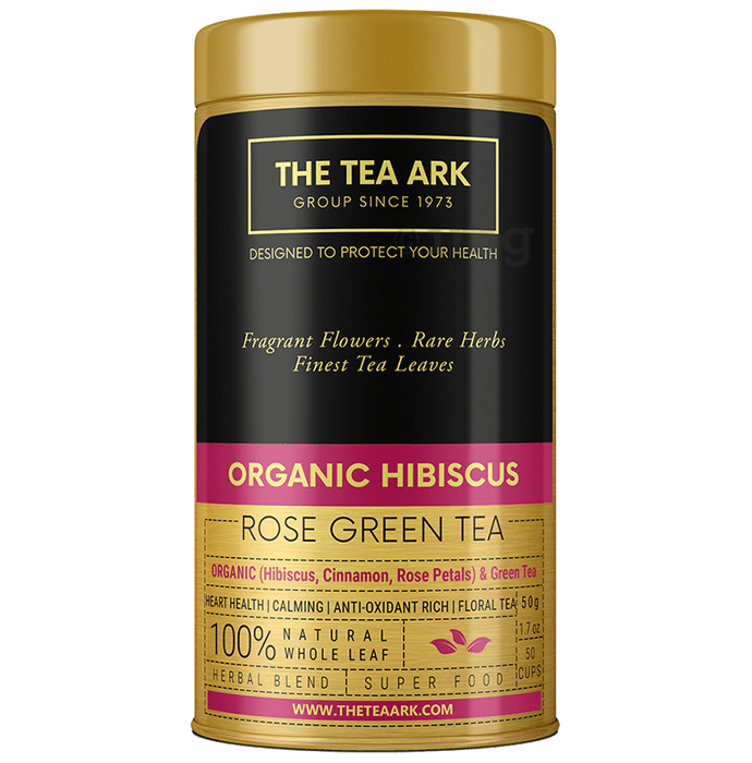 The Tea Ark Organic Hibiscus Rose Green Tea