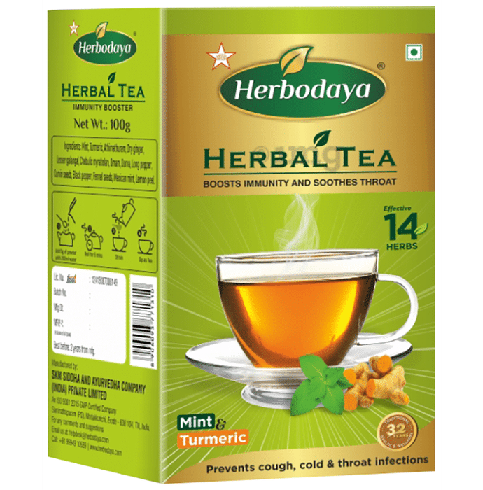Herbodaya Mint & Turmeric Herbal Tea