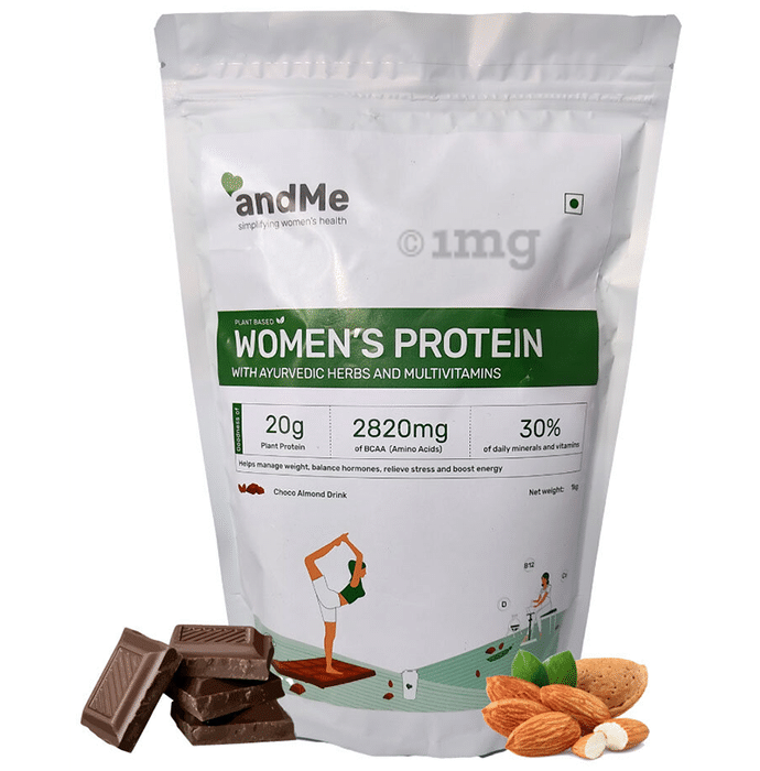 Andme Plant Based Women's Protein Powder Choco Almond