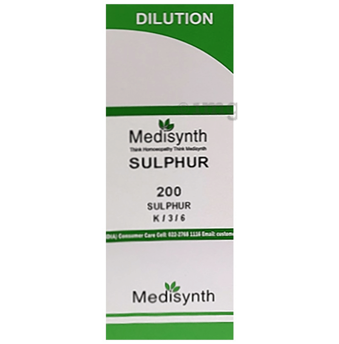 Medisynth Sulphur Dilution 200