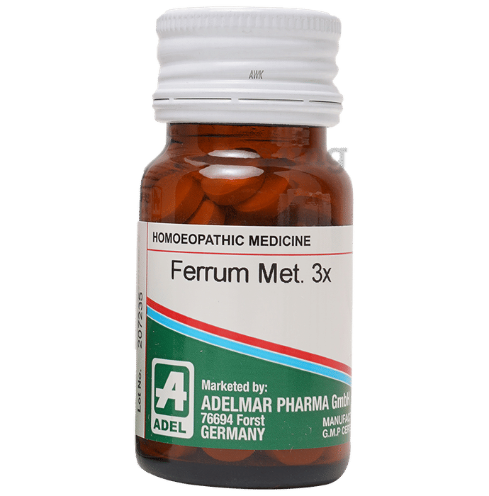 ADEL Ferrum Met Trituration Tablet 3X Buy bottle of 20.0 gm