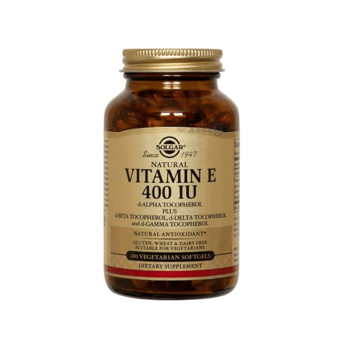 Solgar Vitamin E 400IU Vegetable Sofgels