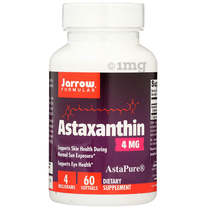 Jarrow Formulas Astaxanthin 4mg Softgels | Supports Skin & Eye Health