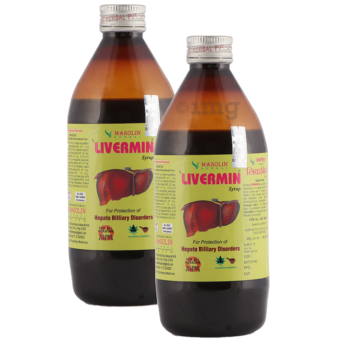 Masolin Herbal Livermin Syrup (450ml Each)