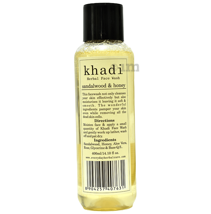 Khadi Herbal Face Wash Sandalwood & Honey