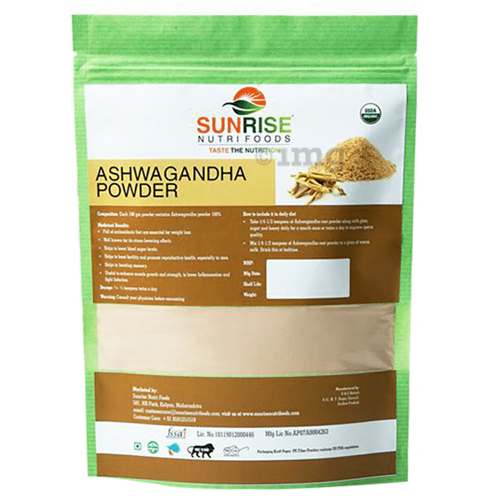 Sunrise Nutri Foods Ashwagandha Powder