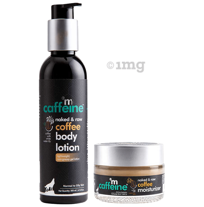 mCaffeine Coffee Face Moisturizer and Body Lotion Combo For Complete Winter Care