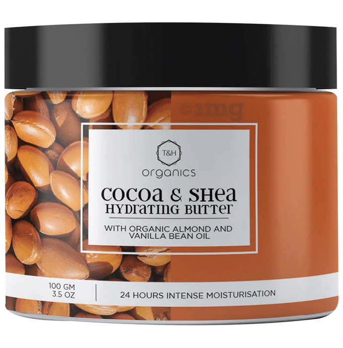 T&H Organics Cocoa & Shea Hydrating Butter Moisturiser