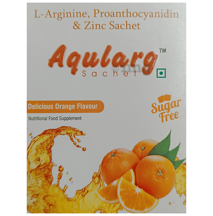Aqularg Sachet Delicious Orange Sugar Free