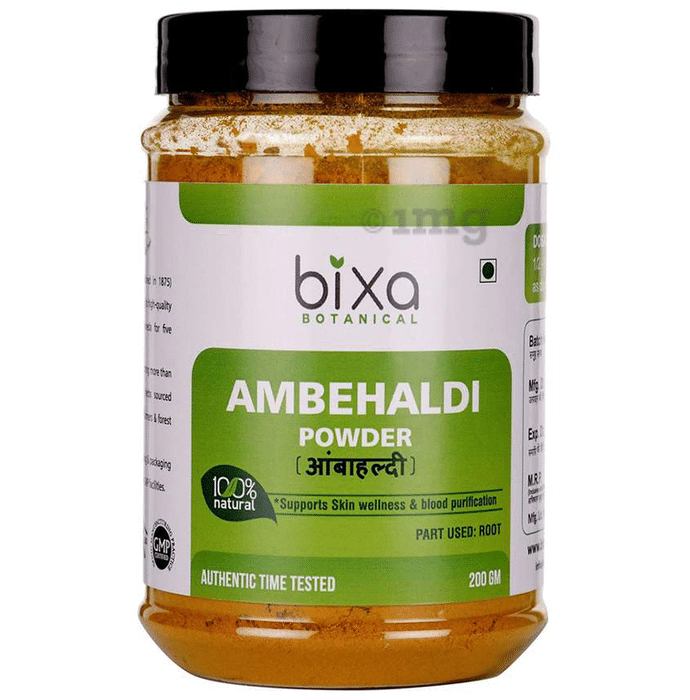 Bixa Botanical Ambehaldi Powder Buy Jar Of 200 Gm Powder At Best Price In India 1mg 9029